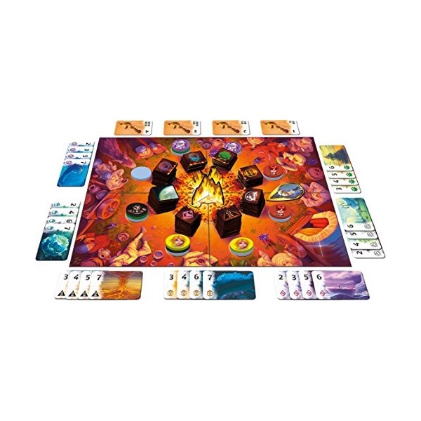 Asmodee- Nomades Jeu de Société, LUNOM01FR, Multicolore