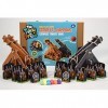 The Toy Tribe Build and Play Catapult Champions - Jeux en carton - Jouets sans plastique