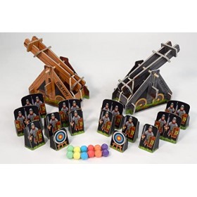 The Toy Tribe Build and Play Catapult Champions - Jeux en carton - Jouets sans plastique