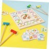 ibasenice Jouets Déveil 1 Ensemble De Jouets DAspiration Jouets Éducatifs pour Enfants Jouet pour Enfants Jeu De Tri des Co