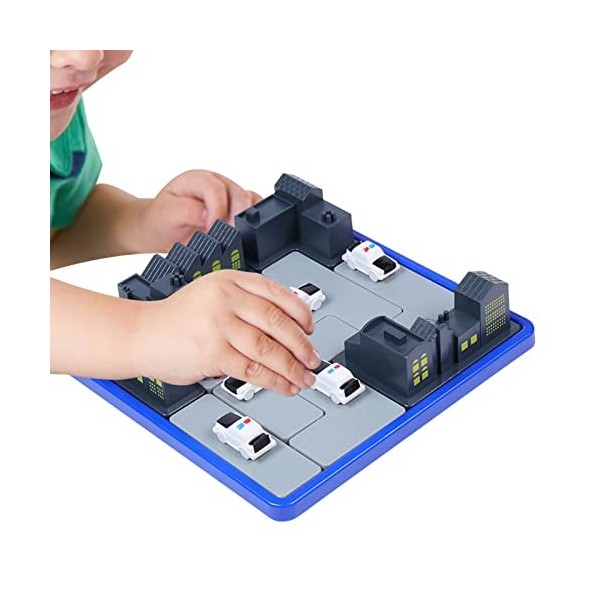 Lot de 2 jeux de société pour familles – Puzzle Jeu Logic Thinking | Puzzle simulé avec rues, architectures, jouets sensoriel