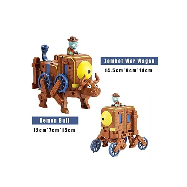 TANGMUER Plant& Zombies 2 Zombot War Wagon Toys Cadeaux de fête dhalloween de Noël Jouets Personnages de Jeu Jouets Version 