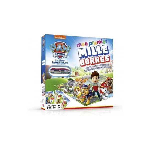 Mon Premier Mille 1000 bornes pour avec Plateau Grande Vallee - Set Jeu Societe Enfant 3-5 Ans + 1 Carte - Classique, Version