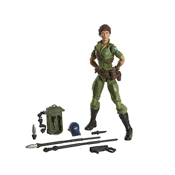 G.I. Joe Classified Series, Figurine Lady Jaye 25 à Collectionner, Accessoires Multiples et Emballage spécial