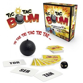 Tic Tac Boum. Juego de mesa Infantil. Divertido juego de cartas y educativo. Aprende nuevas palabras. Desarrolla habilidades 