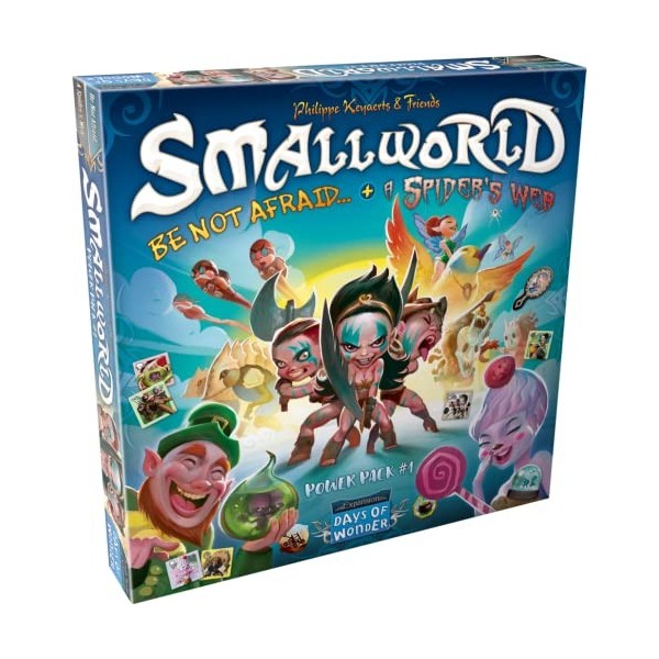 Days of Wonder , Small World Race Collection: Be Not Afraid & A Spider Web, Board Game, Ages 8+, 2-5 Players, 40-90 Minutes P