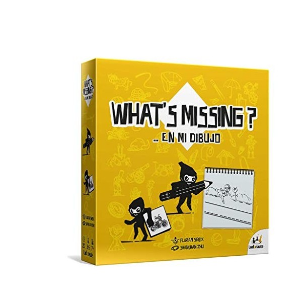 Ludonaute- Whats Missing Jeu de Cartes, LUWSM01SP