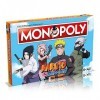 Winning Moves - MONOPOLY - NARUTO SHIPPUDEN - Jeu de société - Version française & Shuffle - Jeu de Cartes Naruto - 3 en 1 - 