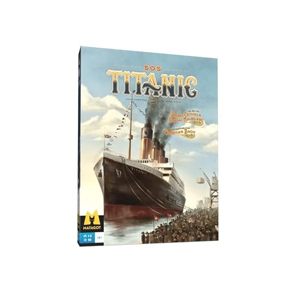 Matagot Sos Titanic - Jeu de Société - De 1 à 5 Joueurs - 14 Ans et Plus