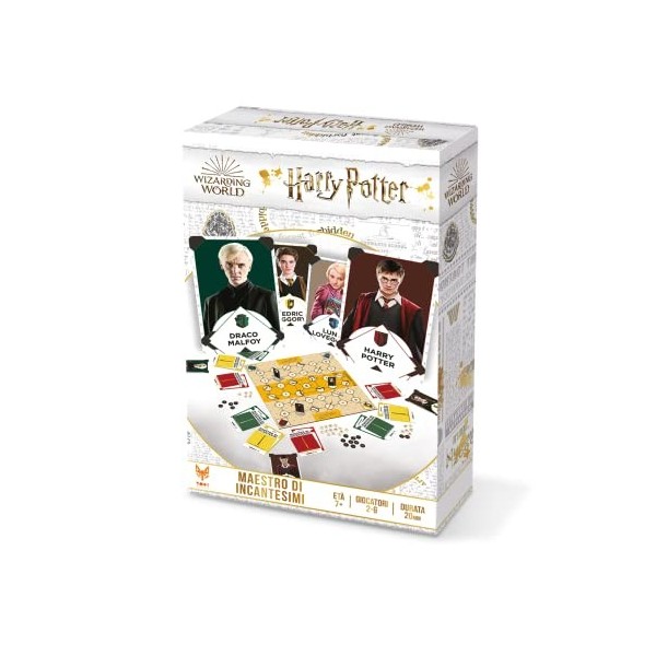 Asmodee - Harry Potter : Maître de sorts - Mettez-vous à lépreuve avec les sorts de Poudlard, jeu de table, 2-6 joueurs, 7+ 
