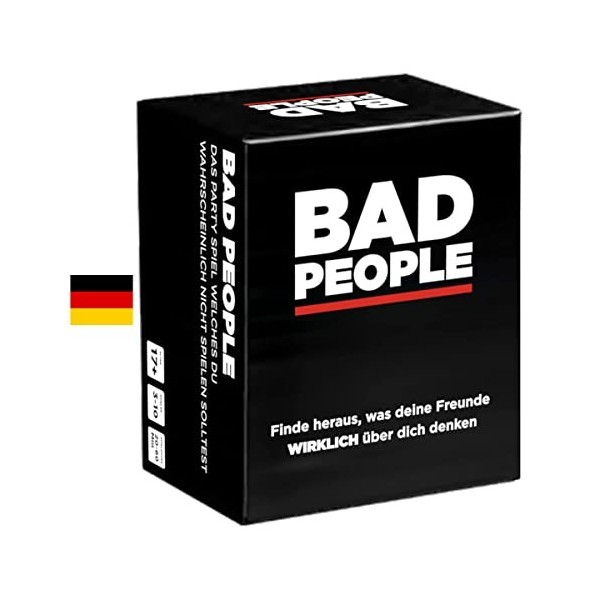 BAD PEOPLE Jeu de fête pour adultes - édition allemande