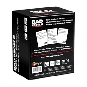 BAD PEOPLE Jeu de fête pour adultes - édition allemande