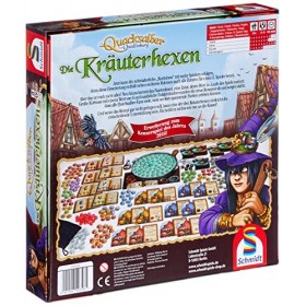 Schmidt Spiele 49358 Le jeu de société Quedlinburg Les hexes dherbes, jeu de stratégie Multicolore - version allemande