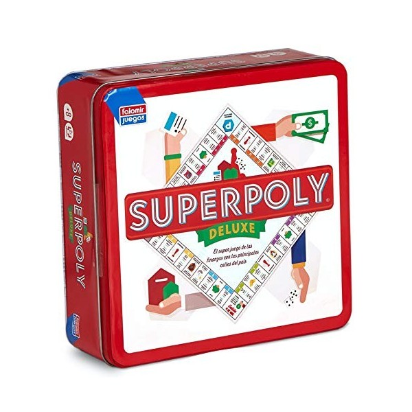 Falomir Jeu de société Superpoly Deluxe ES 