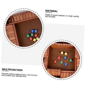 TOYANDONA 1 Jeu De Numéros De Flop Jouets pour Enfants Échiquier pour Enfants Jouets De Bureau 2 Joueurs Fermez La Boîte Doub