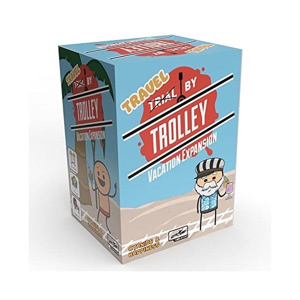 Trial By Trolley: Extension de vacances - Skybound, jeu de fête des dilemmes moraux et sur chariot, à partir de 14 ans, 3 à 1