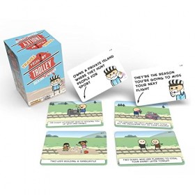 Trial By Trolley: Extension de vacances - Skybound, jeu de fête des dilemmes moraux et sur chariot, à partir de 14 ans, 3 à 1