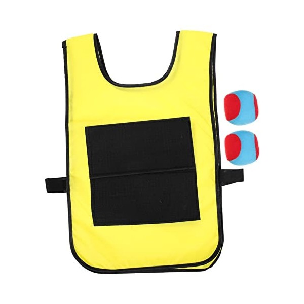 Operitacx 4 Ensembles Jouets Cibles Collants Pour Les Enfants Balles De Jeu En Plein Air Costume De Balles Collantes Jouets D