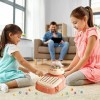 Wenmin société Perles - Jeu dassociation Perles | société interactif Parent-Enfant Motricité Fine Jouets Montessori Jouets d