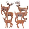 6 Pièces Figurine danimaux de la Forêt, Animaux Forêt Jouet, Figurines danimaux du Bois, Figurine Jungle Animaux, Animaux d