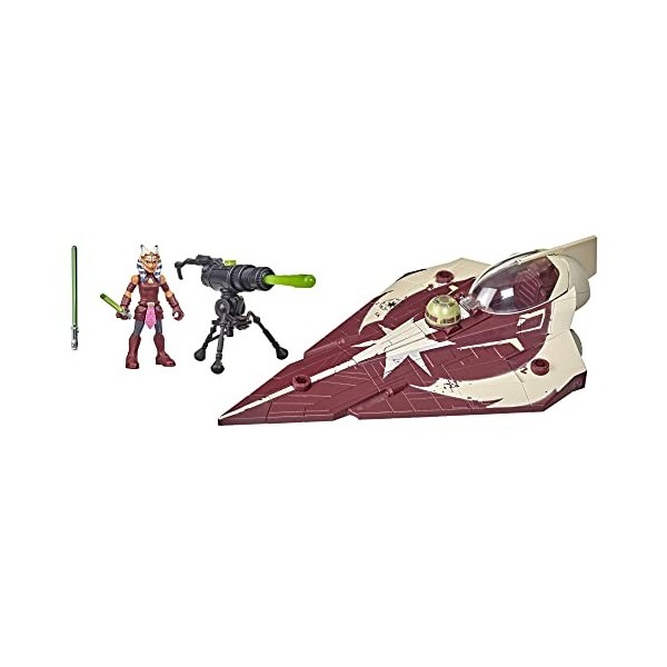 Star Wars Mission Fleet Ahsoka Tano Delta-7 Jedi Starfighter Figure and Vehicle