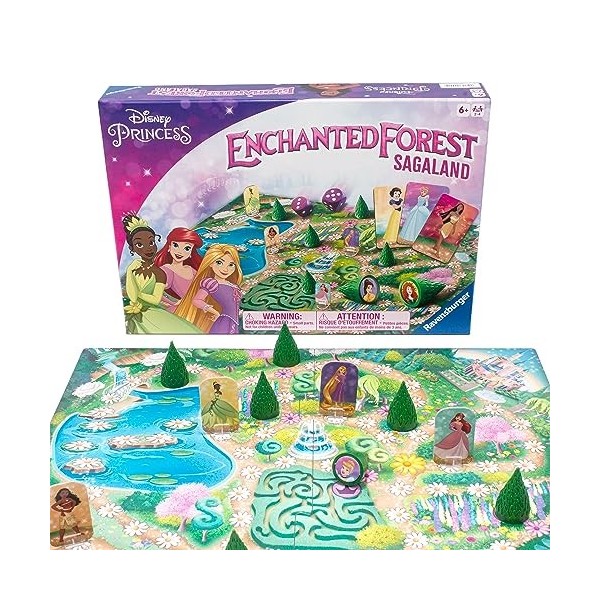 Ravensburger Disney Princess Enchanted Forest Board Game for Age 4 Years Up - 2 to 4 Players - Classic Magical Treasure Hunt