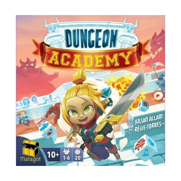 Dungeon Academy Jeux de Plateau, Édition Multilangues