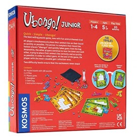 Thames & Kosmos - Ubongo! Junior - Level: Beginner - Unique Puzzle Game - 1-4 Players - Puzzle Solving Strategy Board Games f