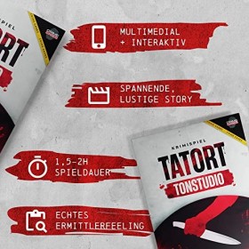 CRIMECASES Jeu de crime : scène de crime studio audio I jeu de crime passionnant pour adultes et adolescents pour 1-6 personn