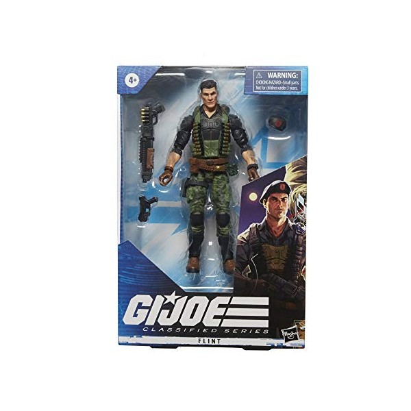 Hasbro G.I. Joe Classified Series Flint Action Figure 26 Collectible Premium Toy with Multiple Accessories 6-inch Scale with 