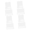Toyvian 6 Pièces Compartiment De Rangement Transparent Diviseur Organisateur Conteneur De Jetons De Poker Conteneur Organisat