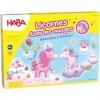 HABA Licornes dans Les Nuages Bienvenue à Rosalie-Jeu coopératif de course et de collecte-4 ans et plus-Réf 302768