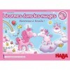 HABA Licornes dans Les Nuages Bienvenue à Rosalie-Jeu coopératif de course et de collecte-4 ans et plus-Réf 302768