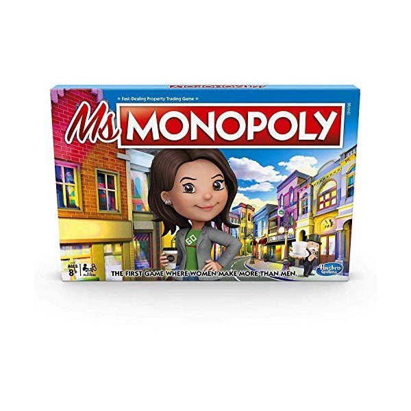 Monopoly Ms.Monopoly Board Game for Ages 8 & Up