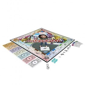 Monopoly Ms.Monopoly Board Game for Ages 8 & Up