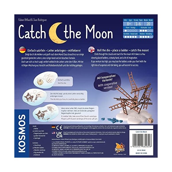 Thames & Kosmos | 682606 | Catch The Moon | Jeu coopératif | 1 à 6 Joueurs | À partir de 8 Ans