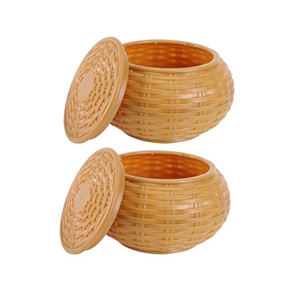 Toyvian 4 Pièces/Ensemble Go Jar Accessoires De Bureau en Acrylique Boîte De Rangement De Bijoux en Acrylique Boîte De Rangem