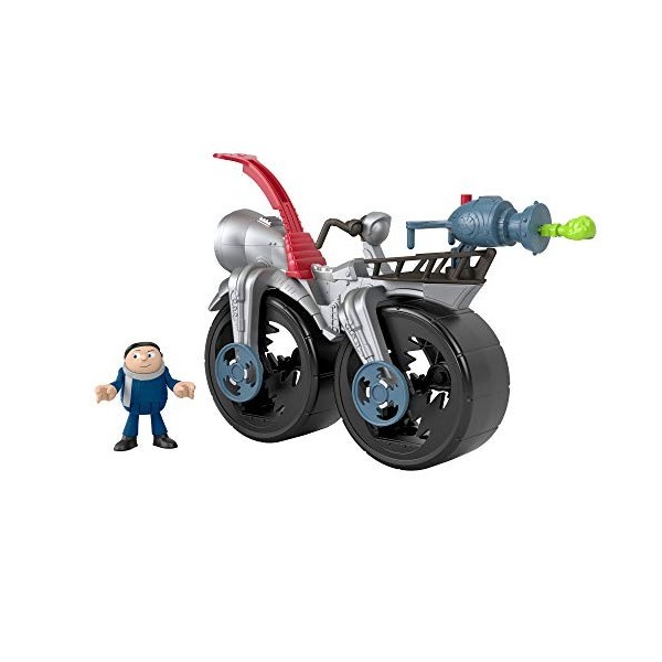 Imaginext Minions Mini Figurine Gru et un son Velo lance-Roquette, Jouet pour Enfant, GMP38 Exclusivité sur Amazon