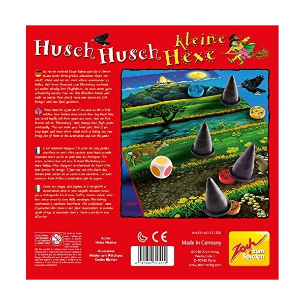 Zoch 601131300 Jeu de Plateau - Husch Husch Kleine Hexe