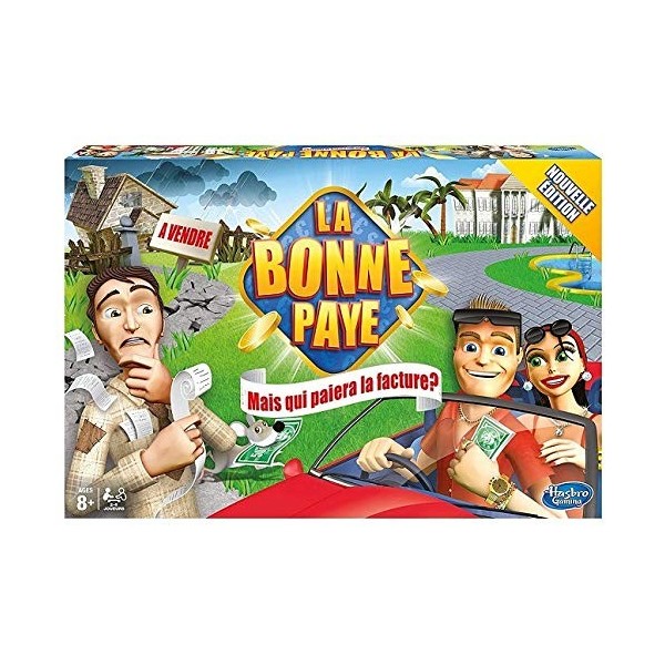 La Bonne Paye Nouvelle Edition en Euros 2-6 Joueurs - Jeu de Societe Original - Nouvelle Version Francaise