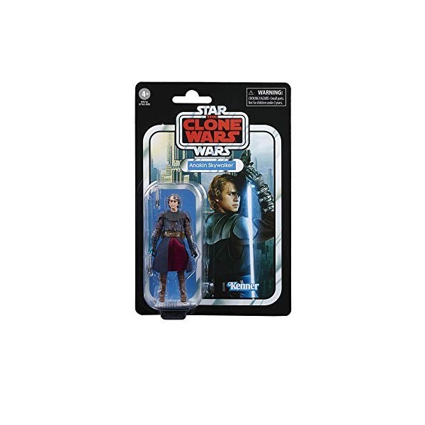 Star Wars The Vintage Collection Anakin Skywalker Toy Figurine daction The Clone Wars 9,5 cm pour Enfants à partir de 4 Ans