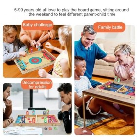 Jeu de Hockey avec Fronde en Bois,Rondelle de Fronde de Jeu de Hockey en Bois | Rondelle de Jeu de Hockey en Bois, Jeu de ron