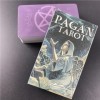 Tarot païen, carte de méditation guidée cinq étoiles, jeu de 78 jeux de tarot, jeu de divination coloré brillant pour les ama