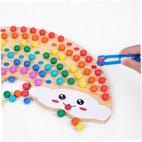 Totority Perles Clip Arc-en-Ciel Jouets pour Enfants Jouets Éducatifs pour Tout-Petits Petits Jouets pour Tout-Petits 1 Jeu D