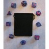 Cosmic Purple / Blue RPG D&D Dice Set: 7 + 3d6 - 10 polyhedral die plus bag!