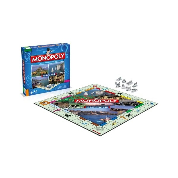 WINNING MOVES - MONOPOLY - NORMANDIE - Jeu de société - Version française