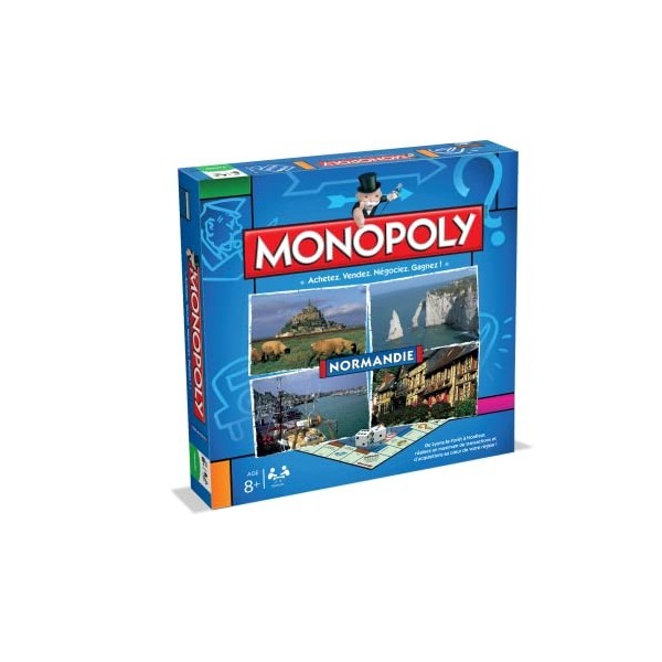 WINNING MOVES - MONOPOLY - NORMANDIE - Jeu de société - Version française