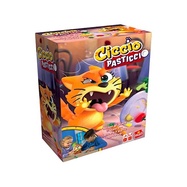 GOLIATH Ciccio Pasticcio, Gioco da Tavolo per Bambini e Bambine, dai quattro anni in su, Gioco dAzione con Gatto, Stimola i 