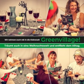 mitmach-krimi – O Sapin ! Brillance lumineuse et cadavre – Jeu de crime dhiver pour la maison pour 4 personnes – Jeu de dîne