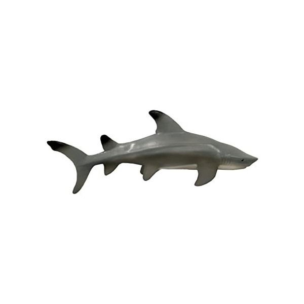 Deluxebase Mini animal Adventure Replica Replica Black tip Shark Figurine réaliste de petite taille qui fait un jouet idéal p